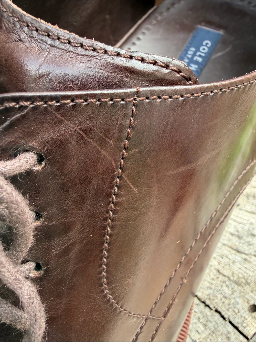Cole Haan Jefferson Grand Brown Cap-Toe Oxford Size 13M Good Condition CLEAN - Picture 7 of 10